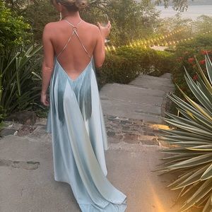 Revolve Michael Costello backless dress